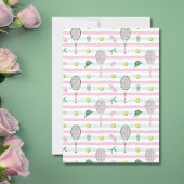 Tennis Love Save the Date Wedding Invitation  招待状