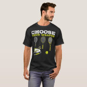 Tennis Lovers Your Weapon Tennis Players serve spo Tシャツ (正面フル)