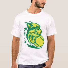 tennis lynx logo sport balle club 2c8 tシャツ