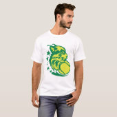 tennis lynx logo sport balle club 2c8 tシャツ (正面フル)