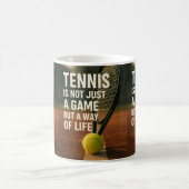 tennis, not just a game コーヒーマグカップ (中央)