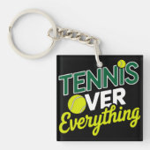 Tennis Over Everything - Design Graphique tennis キーホルダー (正面)