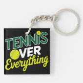 Tennis Over Everything - Design Graphique tennis キーホルダー (裏面)