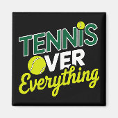 Tennis Over Everything - Design Graphique tennis マグネット (正面)