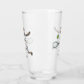 Tennis Player タンブラーグラス (左)