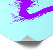 Tennis Player - Abstract Watercolor Art ポスター (角)