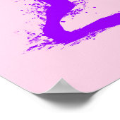 Tennis Player - Abstract Watercolor Art ポスター (角)