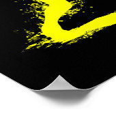 Tennis Player - Abstract Watercolor Art ポスター (角)