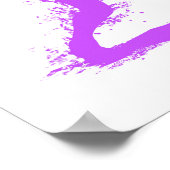 Tennis Player - Abstract Watercolor Art ポスター (角)