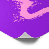 Tennis Player - Abstract Watercolor Art ポスター (角)