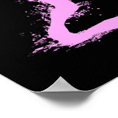 Tennis Player - Abstract Watercolor Art ポスター (角)