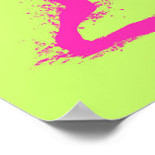 Tennis Player - Abstract Watercolor Art ポスター (角)