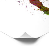 tennis player at service serving silhouette フォトプリント            (角)