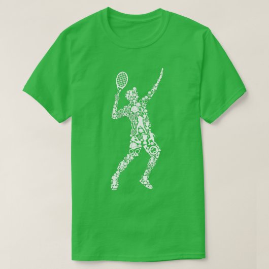 Tennis Player Men Boys Youth Kids  Tシャツ (デザイン正面)