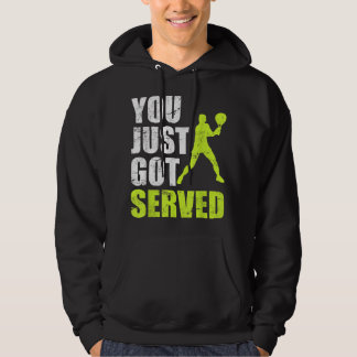 Tennis player You just got served Joke fun Saying  パーカ