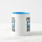 Tennis - Practice play perform マグカップ (中央)