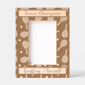 Tennis Racquets for Tennis Champ レーザー彫刻フレーム (正面)