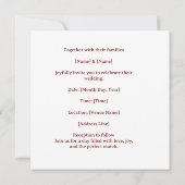 Tennis Save the date Invitation  for Wedding  セーブザデート (裏面)