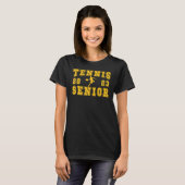 Tennis Senior Night Tennis Senior 2023 Graduation Tシャツ (正面フル)