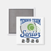 Tennis Team Senior Class of 2026 マグネット (正面/裏面)