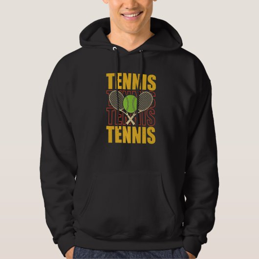Tennis Tennis Tennis Tennis Premium パーカ (正面)