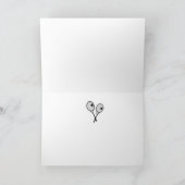 Tennis Thank You Card サンキューカード (内部)