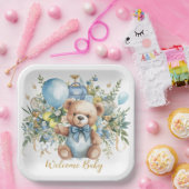 Tennis themed Baby Shower for Baby Boy Party ペーパープレート (パーティー)