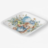 Tennis themed Baby Shower for Baby Boy Party ペーパープレート (傾斜あり)