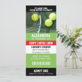 Tennis Ticket Birthday 招待状 (スタンド正面)