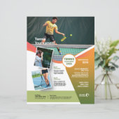 Tennis Tournament Flyer Template (スタンド正面)