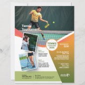 Tennis Tournament Flyer Template (正面)