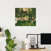 Tennis Tournament - George Bellows Fine Art Poster ポスター (ホームオフィス)