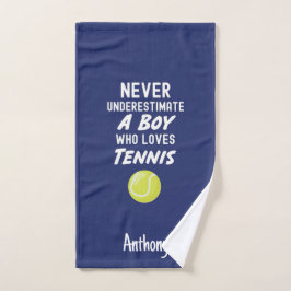 Tennis Towel Boy Gifts For Children Kids Players ハンドタオル