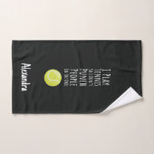 Tennis Towels Personalized Funny Player Gifts  ハンドタオル (ハンドタオル)