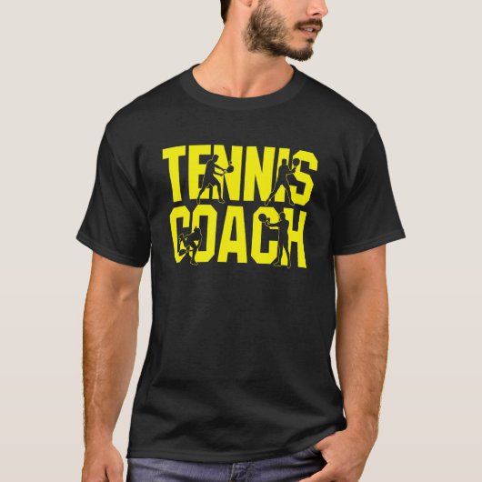 Tennis Trainer Repeat After Me Yes Coach Tシャツ (正面)