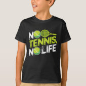 Tennis, une passion sans limites tシャツ (正面)