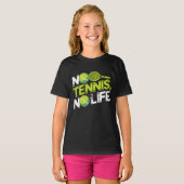 Tennis, une passion sans limites tシャツ (正面フル)