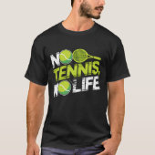 Tennis, une passion sans limites tシャツ (正面)