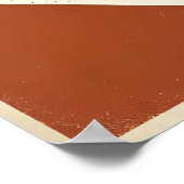 Tennis Wall Art Roland Garros972 - Orange Beige ポスター (角)