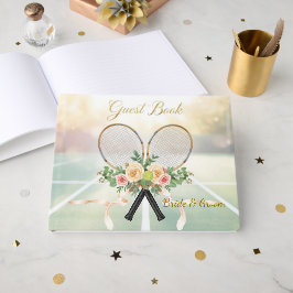 Tennis Wedding Guest Book – Floral Racket  ゲストブック