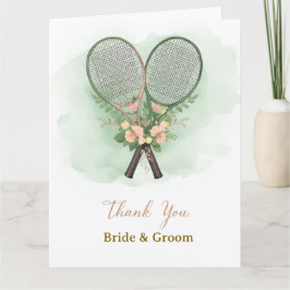 Tennis Wedding Thank You Card  サンキューカード