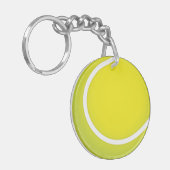 Tennisbal. Tennis is een balsport via racket. キーホルダー (正面左)