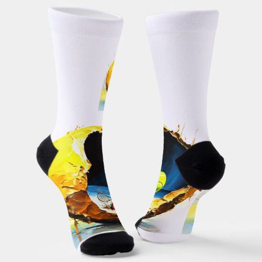 Tennissocken mit Tennismotiv  ソックス (傾斜あり)