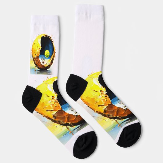 Tennissocken mit Tennismotiv  ソックス (右)