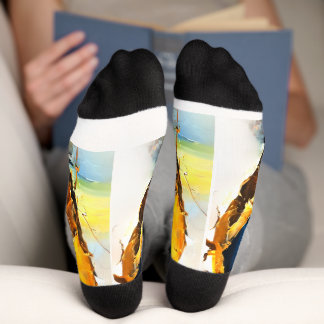 Tennissocken mit Tennismotiv ソックス
