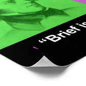 Tennyson "Love Is Long" Quote PopArt Poster Prints ポスター (角)