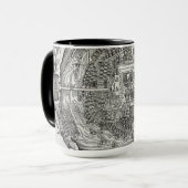 Tenochtitlanの地図 マグカップ (正面左)