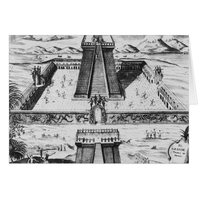TenochtitlanのTemploの市長 (正面横)