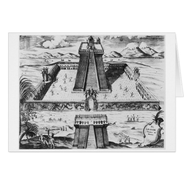 TenochtitlanのTemploの市長 (正面横)