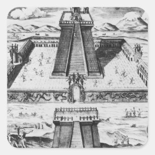 TenochtitlanのTemploの市長 スクエアシール